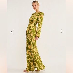 Gorgeous open-back gown, worn once!